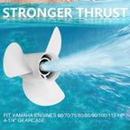 Boat Propeller fit Yamaha Engines 60-115 HP