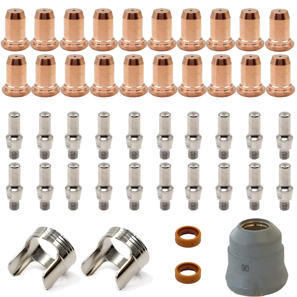 45PCS IPT-60 PT-60 IPT-40 PT40 Plasma Cutting Torch Tips