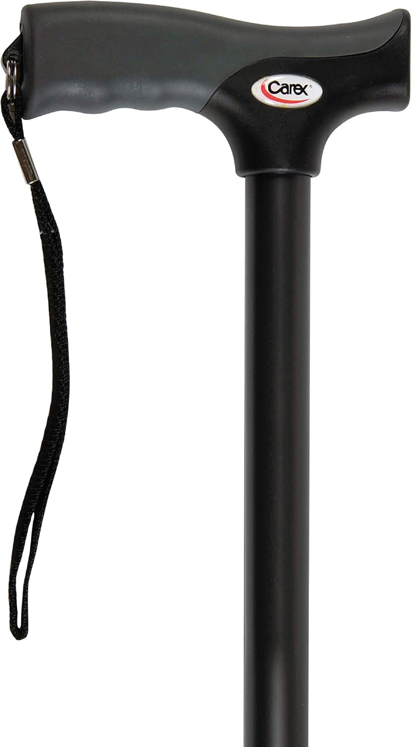 Health Brands FGA52000 Black Soft Grip Derby Cane