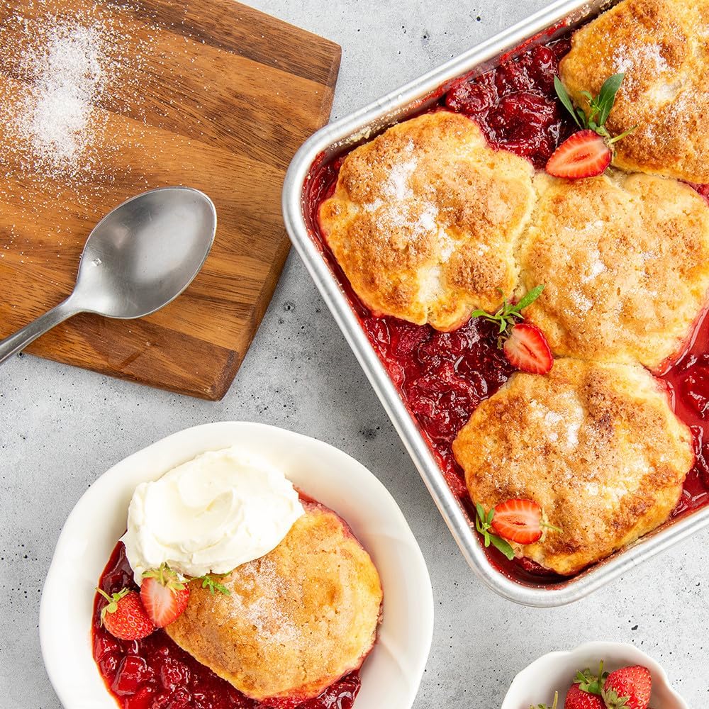 Natural Aluminum Commercial Square Cake Pan, 9 x 9