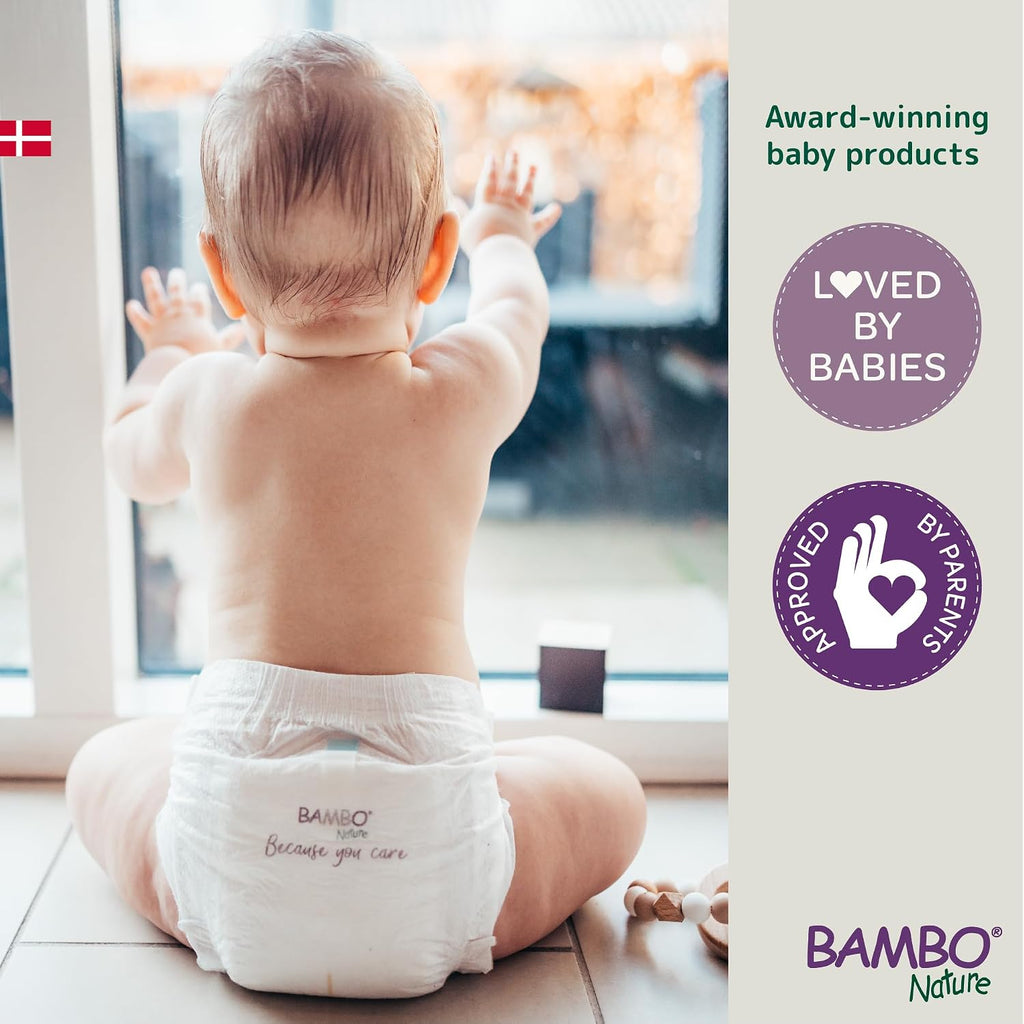 Hypoallergenic Baby Diapers, Eco-Labeled Diapers, Enhanced Leakage Protection, Totally Chlorine-Free, Skin Friendly