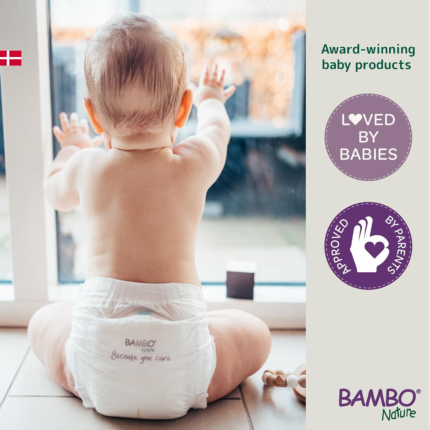 Hypoallergenic Baby Diapers, Eco-Labeled Diapers, Enhanced Leakage Protection, Totally Chlorine-Free, Skin Friendly