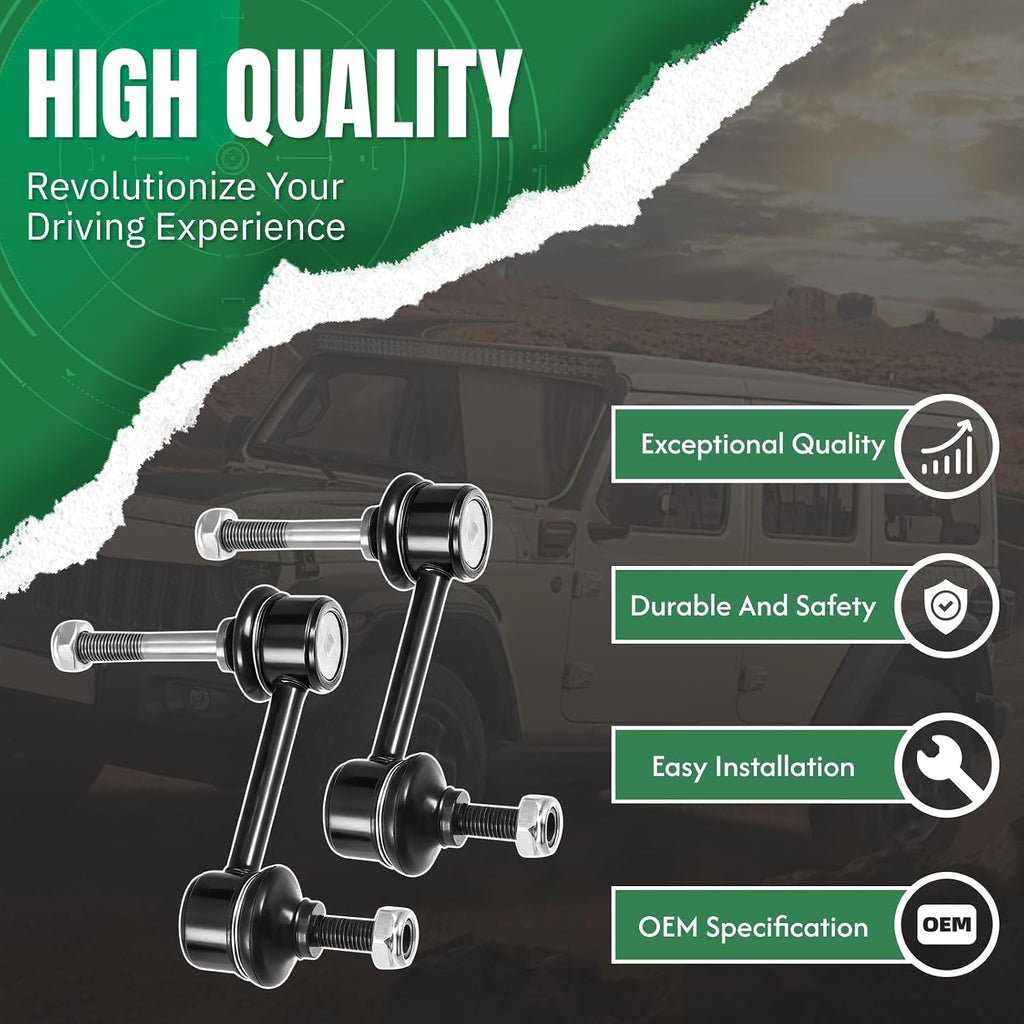 2PCS Rear Stabilizer Sway Bar End Links for Ford 2009 2010 2011 2012 Escape, for Mazda 2009 2010 2011 Tribute, for Mercury 2009 2010 2011 Mariner, 2004 Monterey #OE K750571
