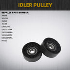 Dasbecan Engine Serpentine Drive Belt Tensioner Idler Pulley Kit