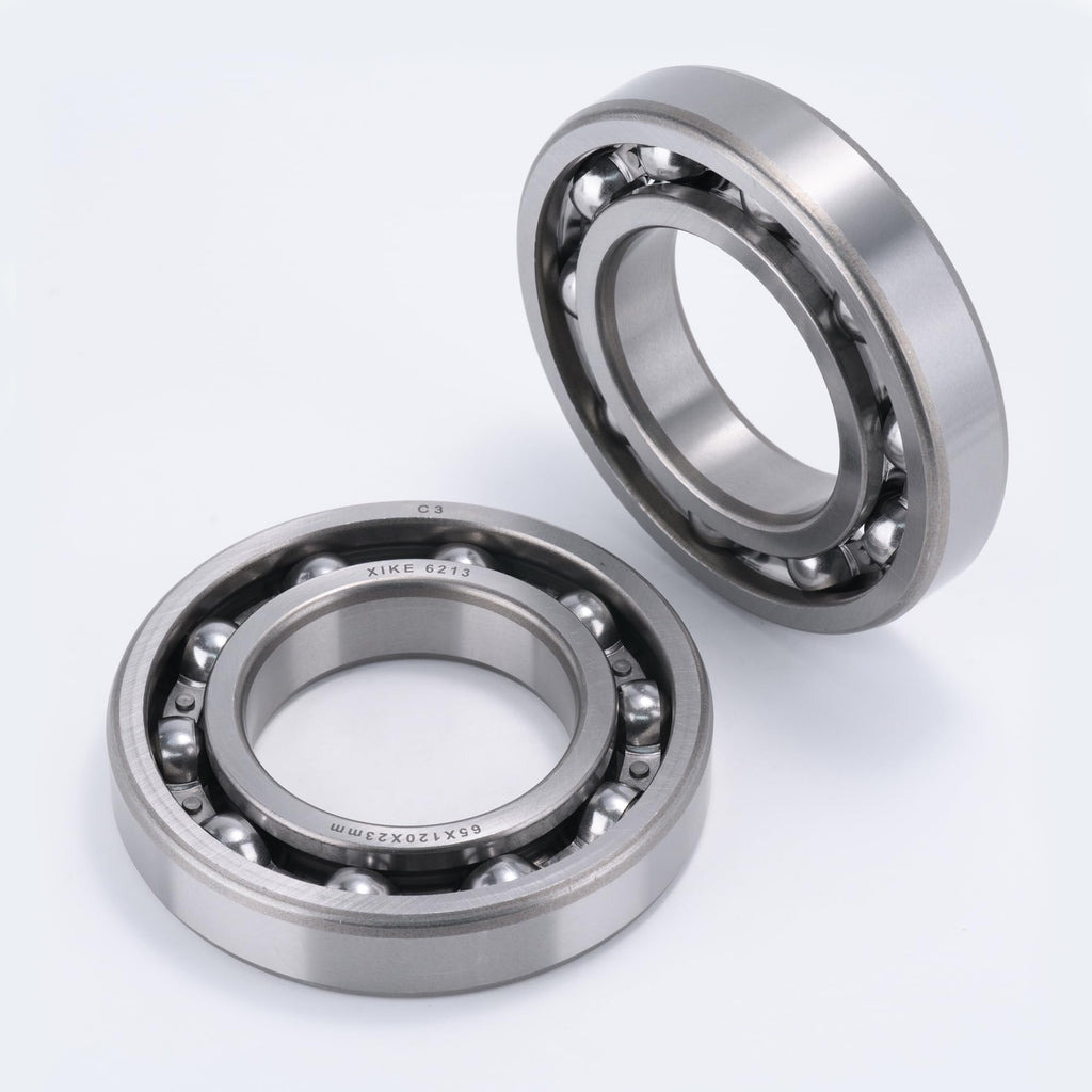 XIKE 6213 Open Ball Bearings, 65x120x23mm, C3 No Seals, 1 Pack