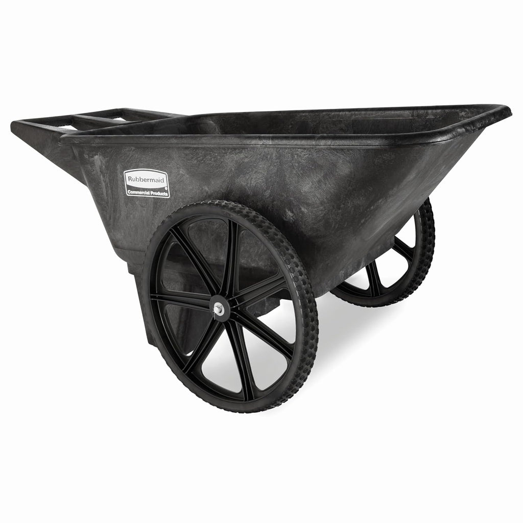 8.75 Cubic Foot, All-Weather, Big-Wheel Cart/Yard Cart/Lawn Cart/Wheelbarrow, Yardwork/Landscaping/DIY Projects