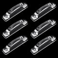 6pcs transparent aquarium lid hinge acrylic fish tank glass canopy handle fish tank hood top cover replacement double