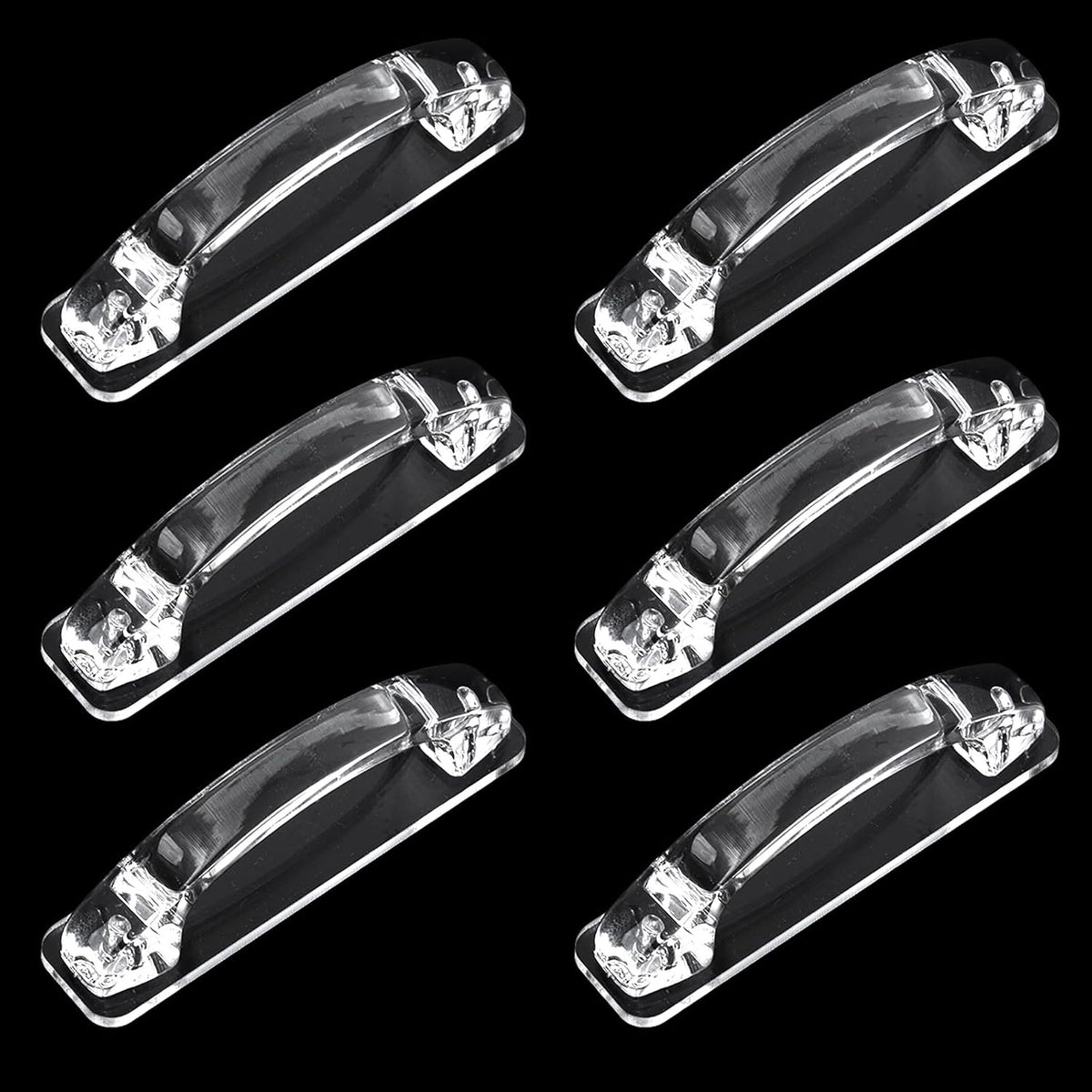 6pcs transparent aquarium lid hinge acrylic fish tank glass canopy handle fish tank hood top cover replacement double