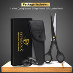 Professional Hair Scissors 6.5 Inch - Premium High Carbon Stainless Steel Barber Salon Hair Shears for Haircut
