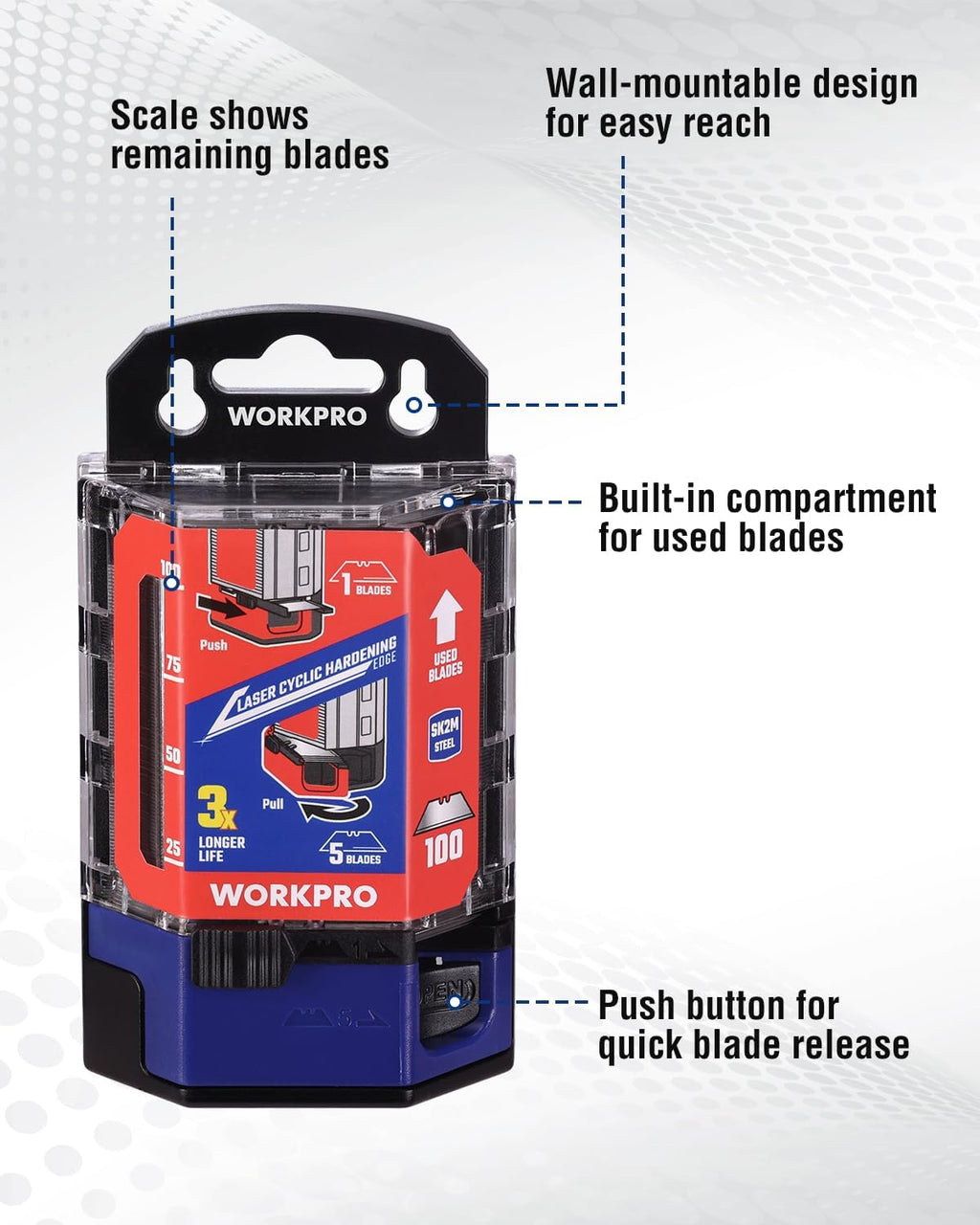 Utility Knife Blades 100-Pack