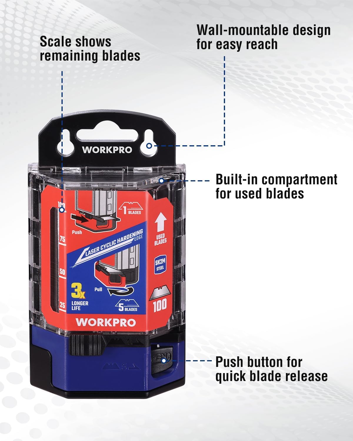 Utility Knife Blades 100-Pack