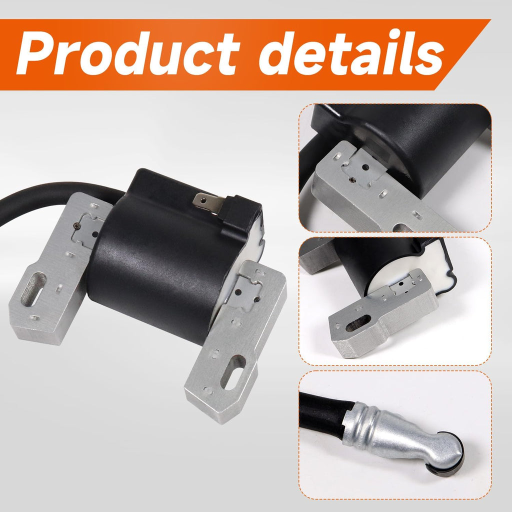 Replace 592846 Ignition Coil Replace MIA12788 for John Deere for LA145 for LA130 for L120 for D170 691060 799651 499447, for Intek V-Twin 18-22HP Engine, 2 Pcs