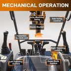 Upgraded 1.5T Mini Excavator with 13.5HP B&S Engine for Landscaping