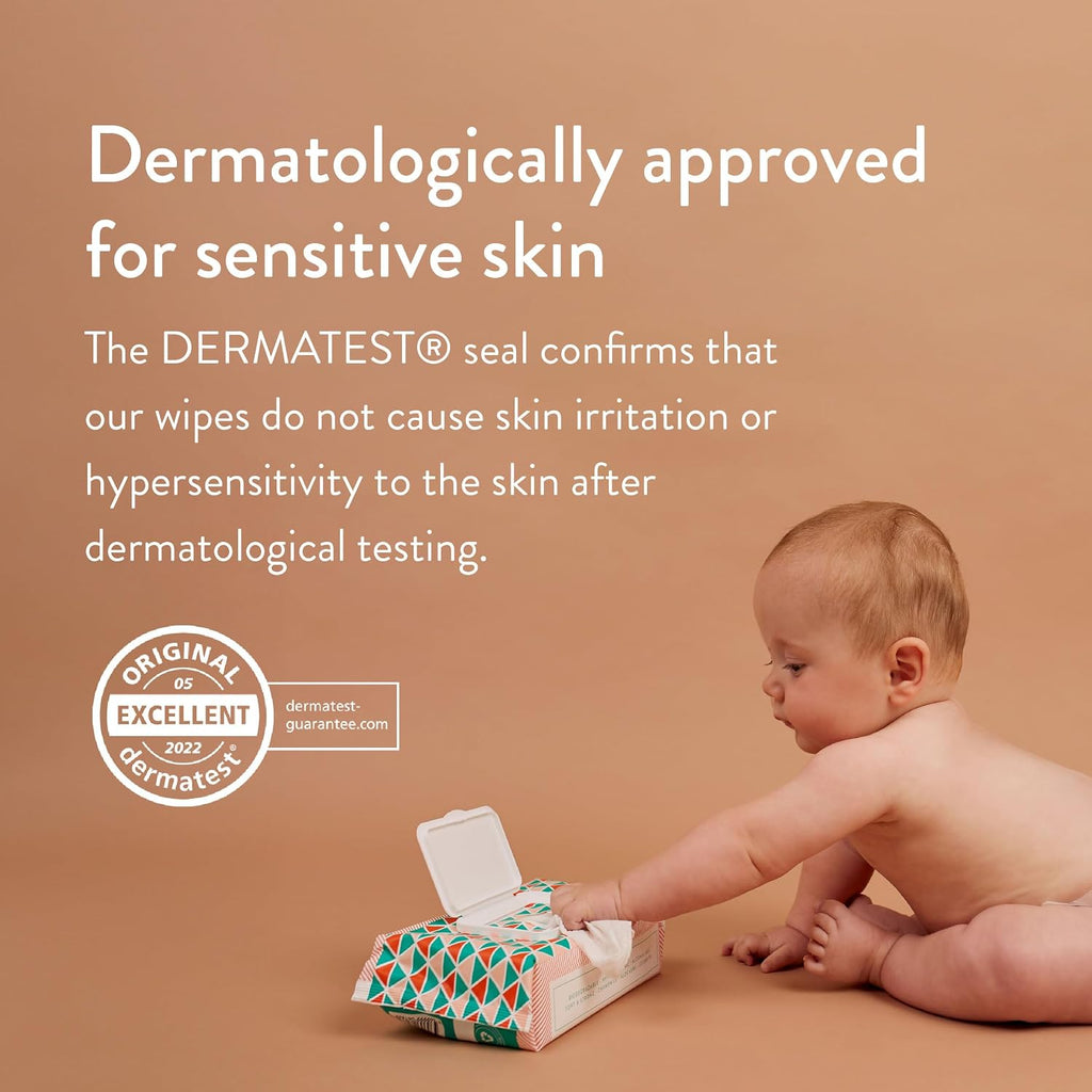 Unscented Baby Wipes — Plant-Based, Fragrance-Free Bulk Diaper Wipes | Hypoallergenic, Non-Toxic & Biodegradable Wet