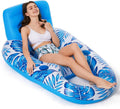 Inflatable Pool Float Adult - Pool Floaties Lounger Floats Raft Floating Chair Water Floaties for Swimming Pool Lake