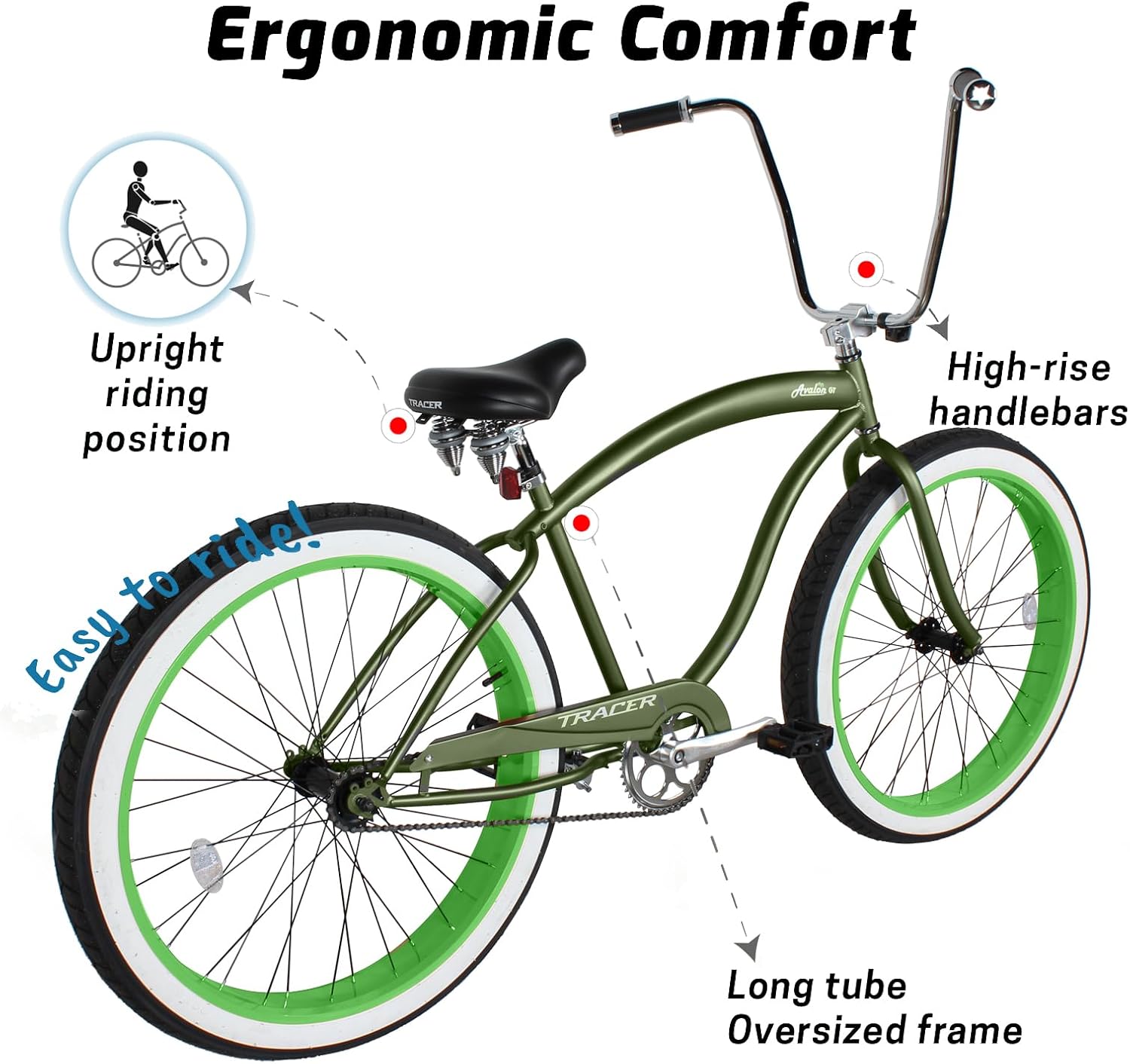 Avalon 26 & 29 Inch Beach Cruiser Bike