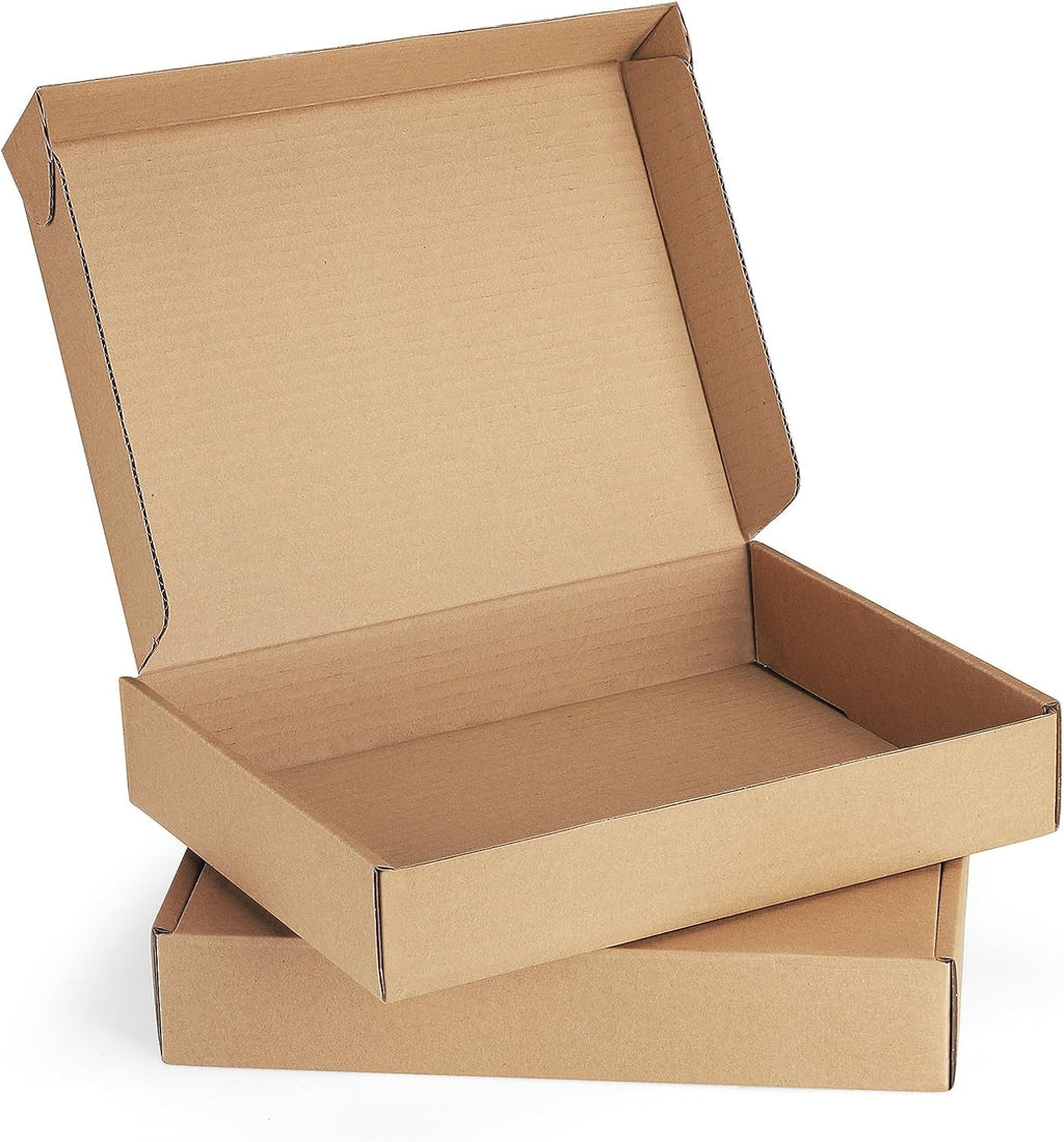 11x8x2" Brown Shipping Boxes Corrugated Box Mailers 20 Pack Cardboard Shipping Boxes for Small Business, Mailing