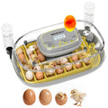 Incubator for Hatching Eggs - 24 Egg Capacity, 360° Viewing for Chicken