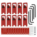 ELOCK-FA Fire Alarm Breaker Lockout Kit, 10 Sets
