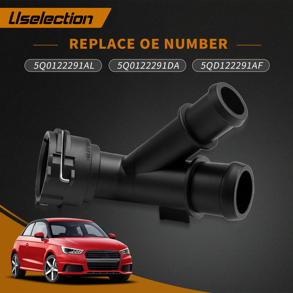 5Q0122291AL Coolant Hose Connector Coupler