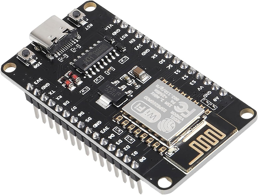 AITRIP 10PCS Type-C USB ESP8266 Serial Wireless Module CH340 ESP-12E NodeMCU LUA WiFi V3 Internet Development Board Compatible with Arduino IDE, Micropython