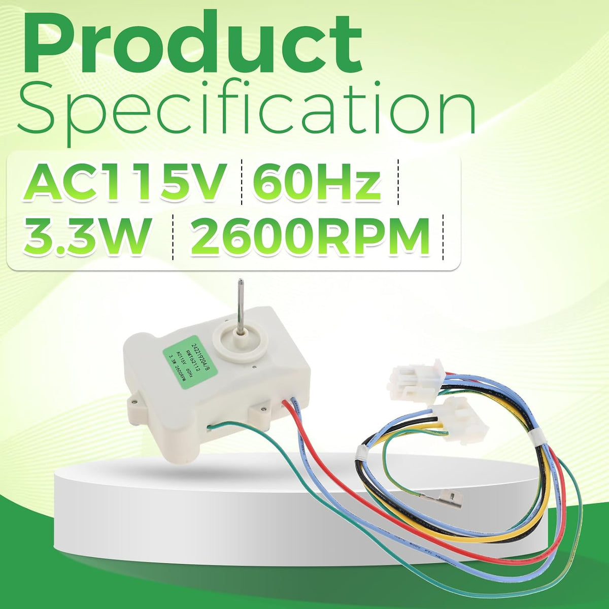 242219204 4546153 Refrigerator Evaporator Fan Motor Replacement