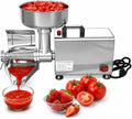 450W Stainless Steel Electric Jam Maker, Commercial Tomato Milling Machine Food Strainer Sauce Squeezer for Soft