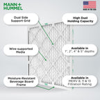 18x24x2 MERV 8 Pleated 2" AC Furnace Air Filter. 6 Pack