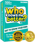 Family Board Games for Kids and Adults - Trivia Card Games for Kids 8-12 and Adults - Who Knows Me Better for Family