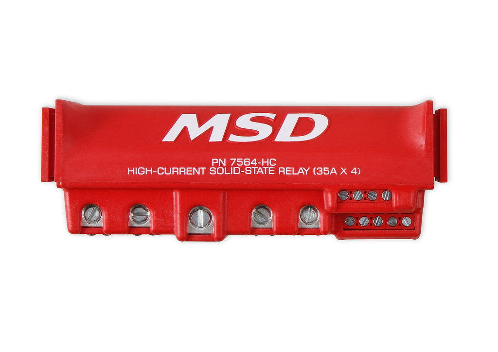 MSD 7564-HC Solid State Relay, 35AX4, Red