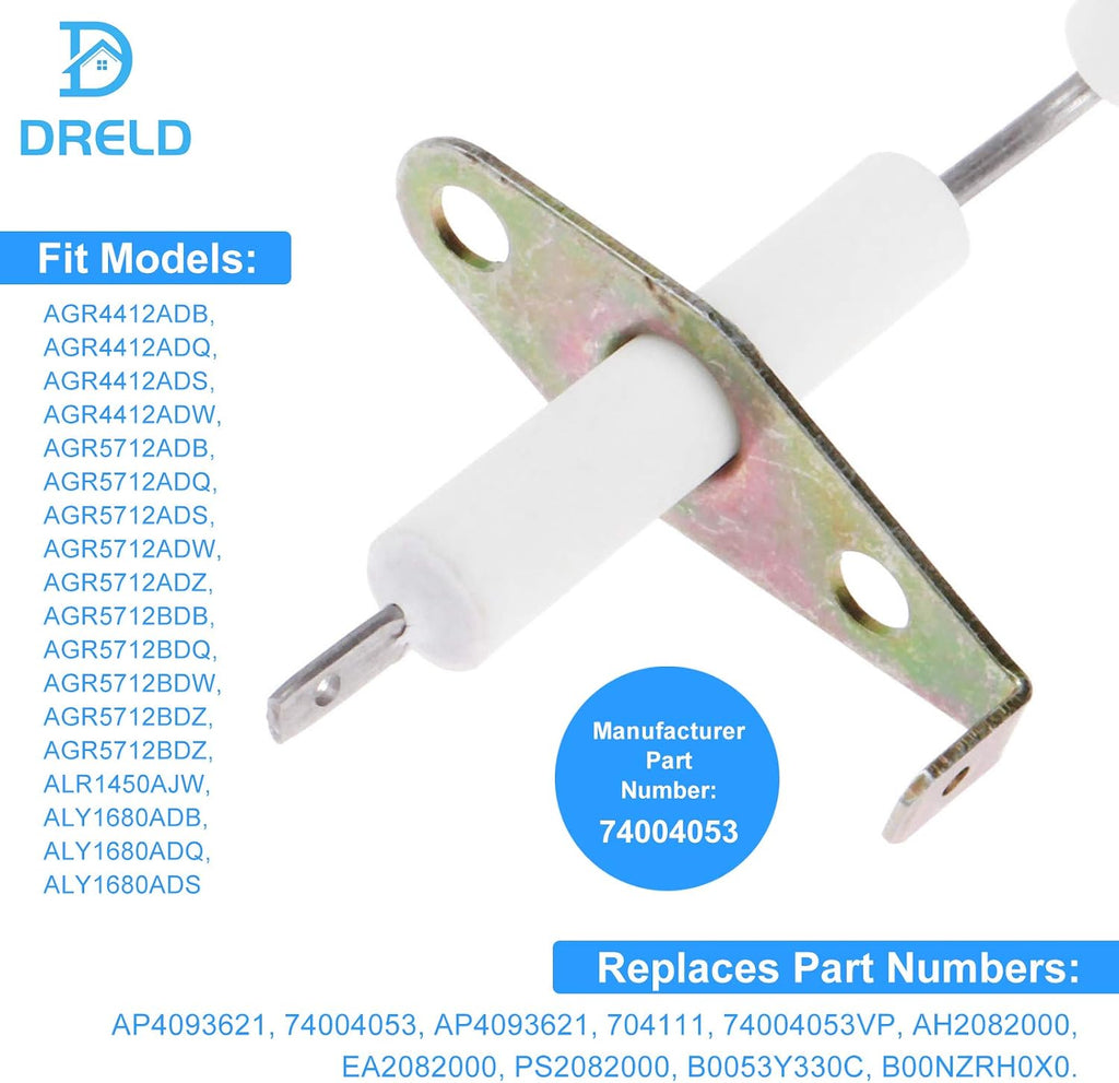 74004053 Sparks Igniter Burner Top Range Replacement for Whirlpool, Maytag