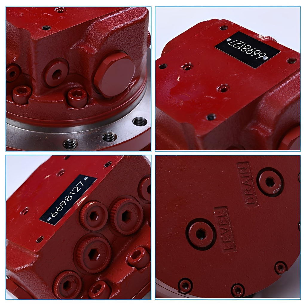 6698127 Hydraulic Travel Motor for Bobcat Excavator E32 E34 E35 E37, Replaces MAG-18V-350F-2 MAG18V350F2 Hydraulic Motor