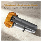 Yellow Large Cyclone Expansion Module. Compatible With Dyson V15