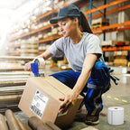 4 x 6 Inch Direct Thermal Shipping Labels, 4 Rolls, 1,800 Labels