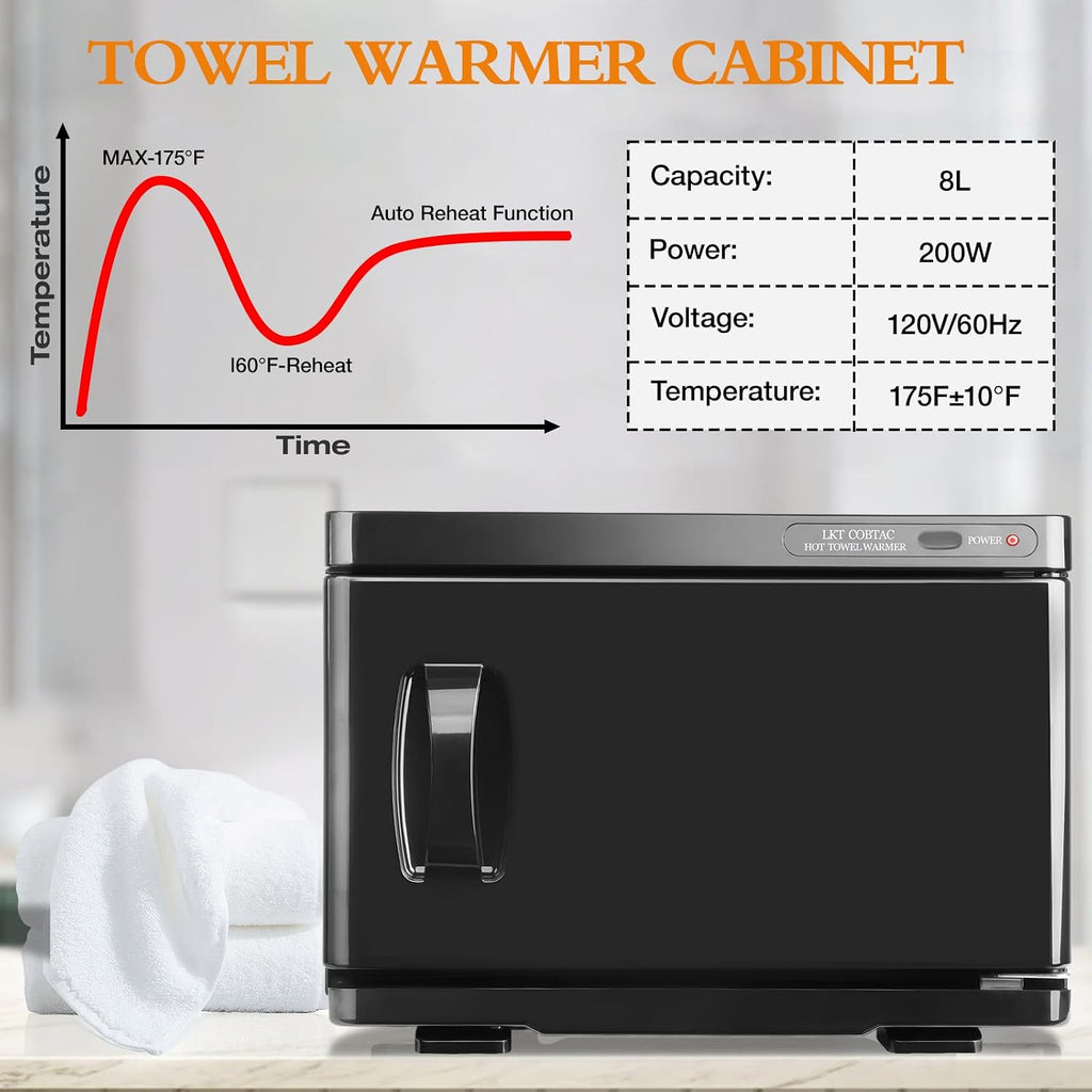 Small Towel Warmer,Hot Towel Caddy,Spa Towel Warmer | Towel warmer for facial,Easy-to-clean towel warmer
