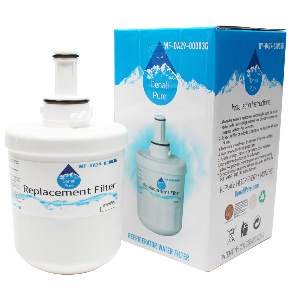 Replacement for Samsung RF266ADPN Refrigerator Water Filter