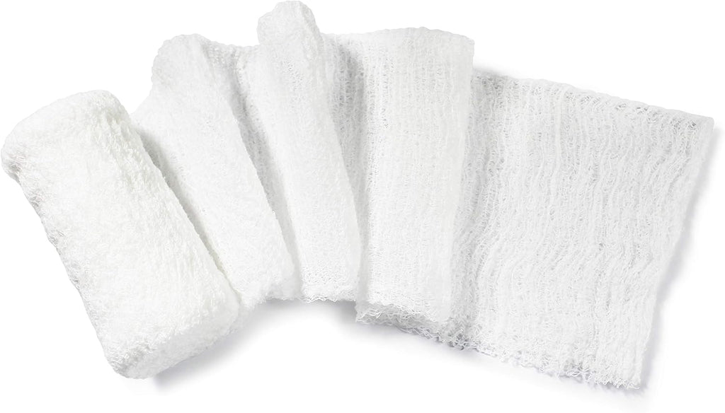Sterile Krinkle Gauze Roll 4.5in X 4.1yd 6 Ply Highly Absorbent Cotton Roll Gauze Individually Wrapped Wound Dressing