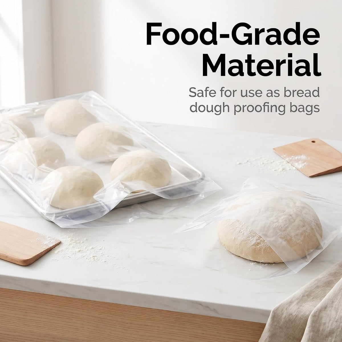 9" X 12" Open-End Flat Clear Poly Bags (1000 Count) - 1.1 Mil Plastic