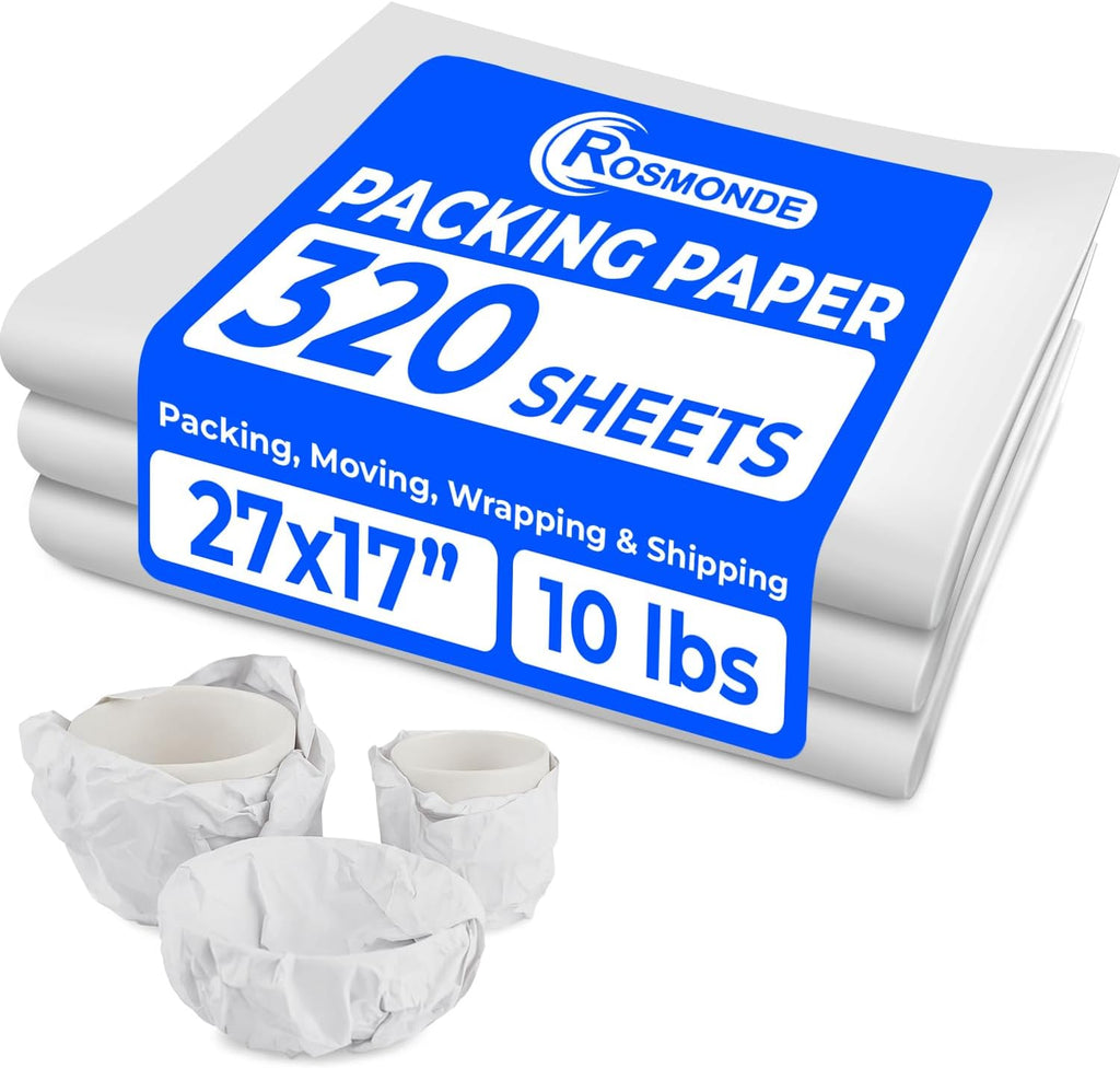 Packing Paper Sheets For Moving, 27" x 17", 10 lb | 320 Sheets