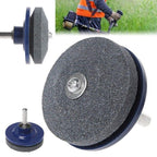 Lawn Mower Blade Sharpener for Power Drill, Premium Material, Easy Sharpening, Garden Tool (As Shown)