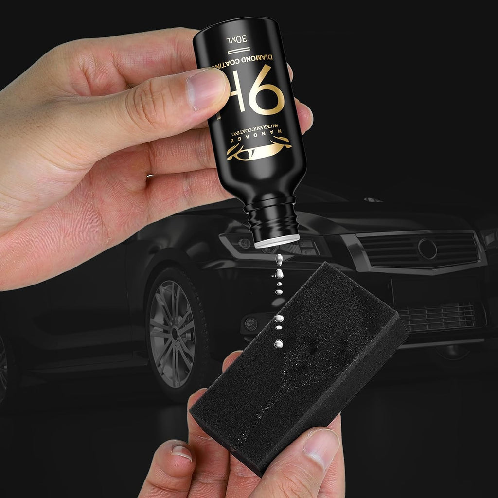 Mr Fix 9h Nano Coating Kit Super Ceramic Car Coating Hydrophobic, Car Paint Protection Anti Scratch Glass Coat, High