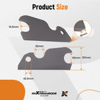 maXpeedingrods Quick Attach Bucket Ears KX057-2 pcs Attachment with/Without Base Compatible with Kubota U55 KX191