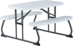 Kid's Picnic Table, White