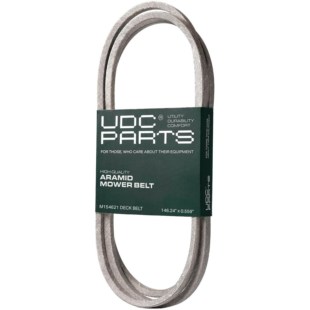 UDC Parts M154621 John Deere 42 Inch Deck Belt Replacement 0.559" x 146.24"