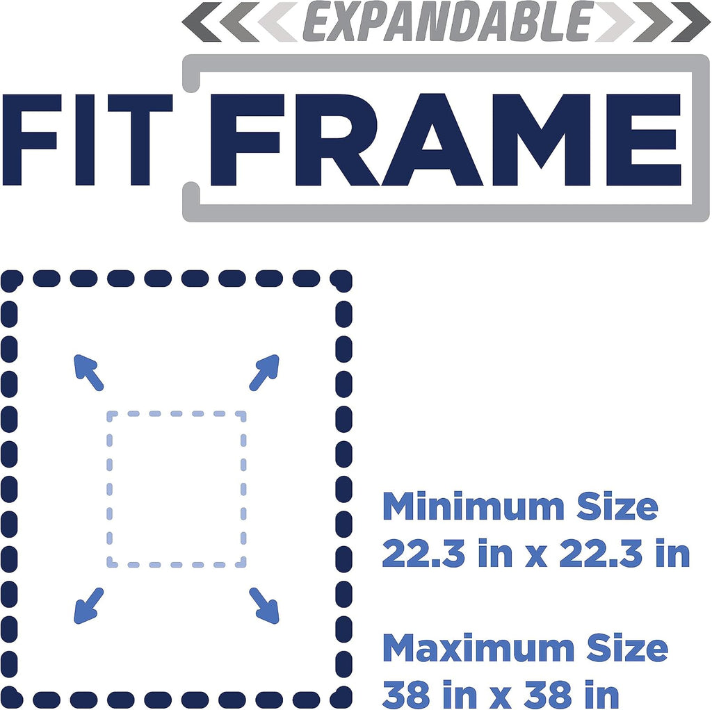 Custom Window Screen Replacement Kit, Adjustable Screen Frame, and Mesh