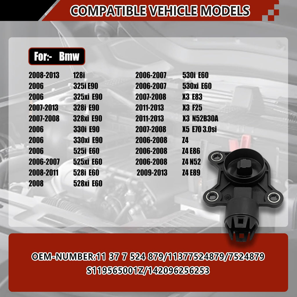11377524879 Camshaft Position Sensor for BMW Replace OE 142096256253