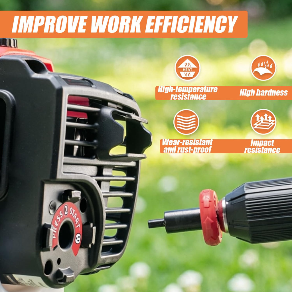 JAMHER Portable Lawn Mower Motor Starter, 2-Piece Set