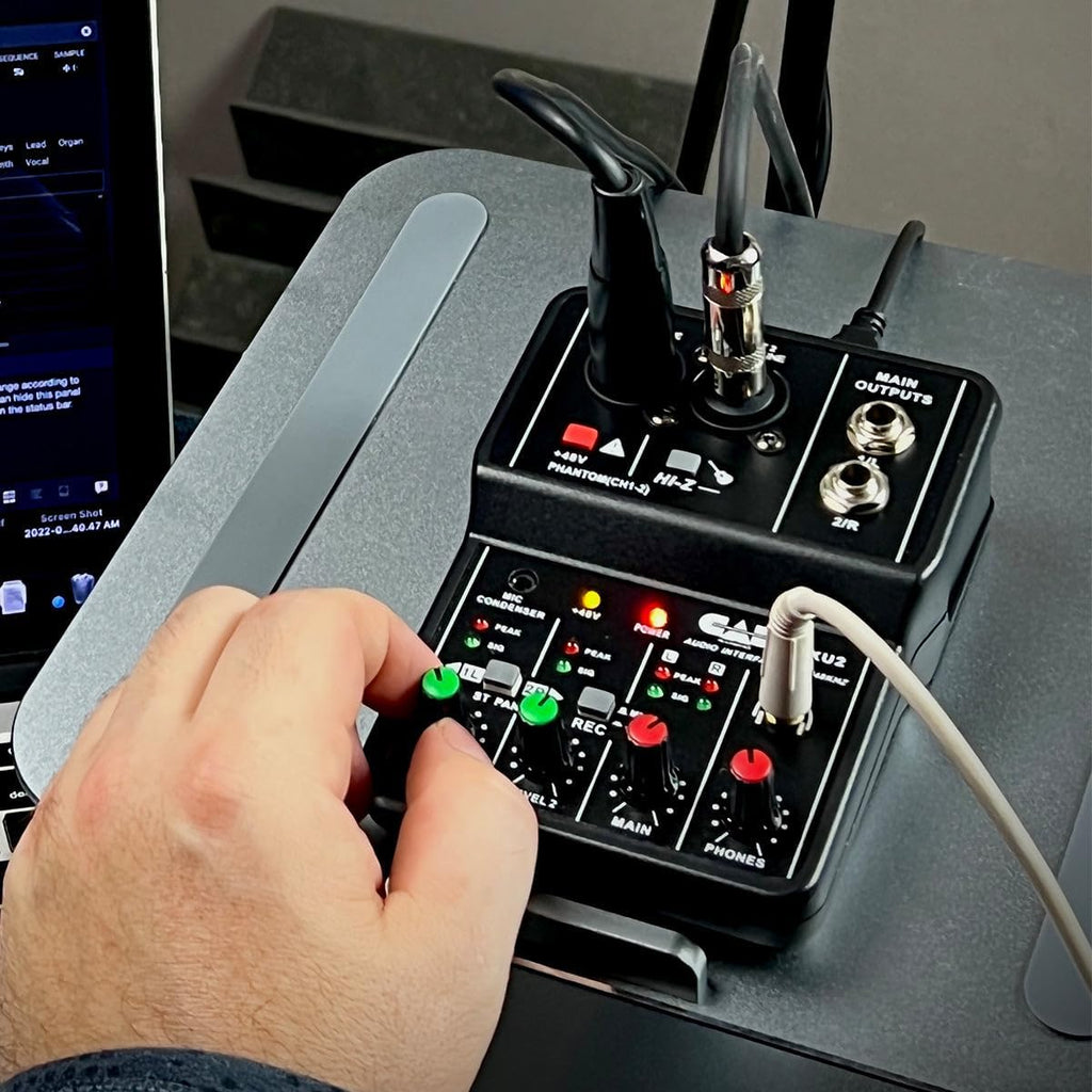 MXU2 2‑Channel USB Audio Mixer with XLR Combo Inputs