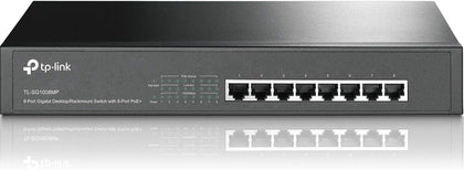 8 Port Gigabit PoE Switch | 8 PoE+ Ports @126W | Plug & Play | Limited Lifetime Protection | Desktop/ Rackmount |