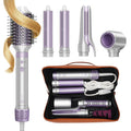 5 in 1 Hot Air Styler- Blowout Brush Hair Dryer Set for Salon Blowouts, Smooth Curls, Volumizing and Straightening